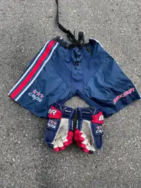 Credit River Capitals,  Gloves and Extra Large Junior Shell