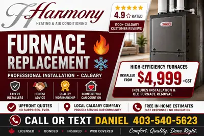 Furnace Replacements & Air Conditioner Installations, View more