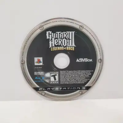 Like New Guitar Hero III Legends of Rock Playstation 3 PS3 $10 Near Stade Olympique -*514/-255*/4384...