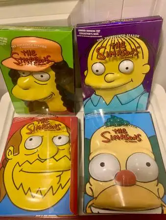 The Simpsons Limited Edition DVD Box Sets Seasons 11, 12, 13, And 15