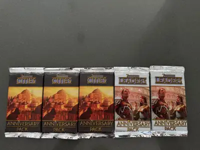 3x 7Wonders Cities 2x 7wonders Leaders Anniversary Pack New, View more