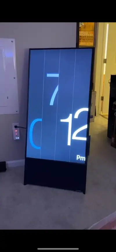 ** RARE FIND! SAMSUNG SERO ROTATING SMART TV (43") — Transform Your Space! ** $500 OBO MUST SELL QUI...