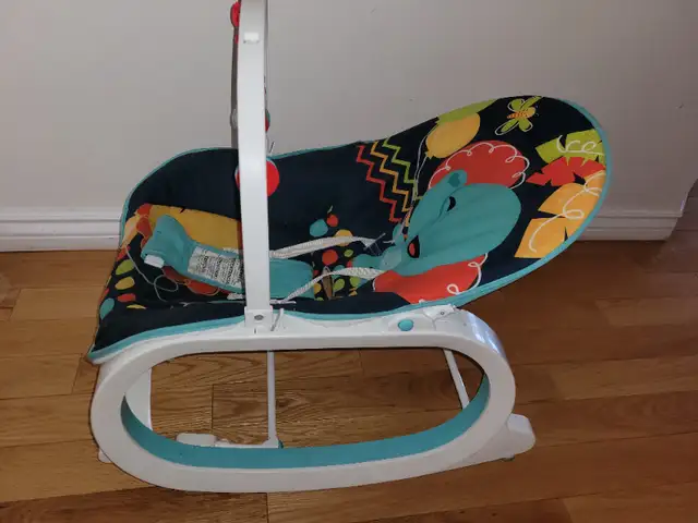 Fisher Price Deluxe Infant to Toddler Rocker, Baby rocker in Playpens, Swings & Saucers in Markham / York Region - Image 4