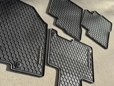 These are Kia Sportage all weather rubber floor mats. They are from a 2026 hybrid Sportage and used...