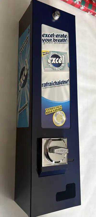 Gum Vending Machine Used but great shape and ready to go, keys included. 2 Machines Available. Gum m...