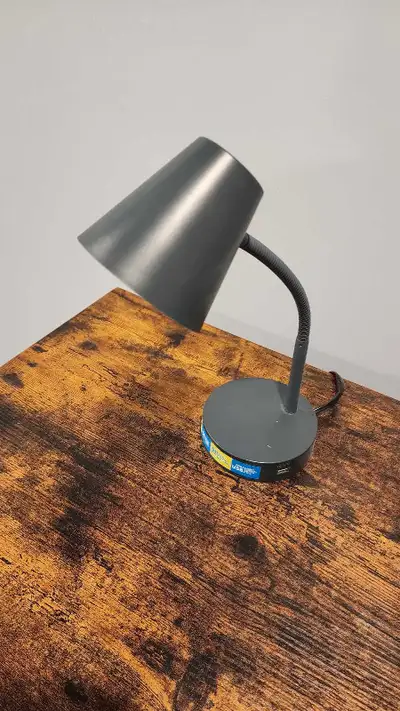 LED table lamp with USB outlet , View more