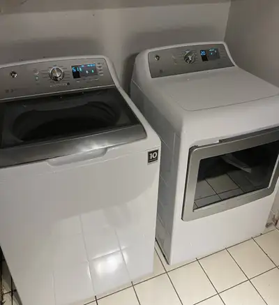 GE Washer and Dryer, View more