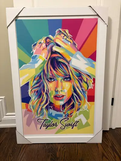 Taylor Swift Canvas Artwork (Framed), View more