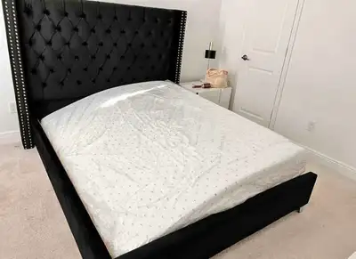 Double size bed frame - Brand new, View more