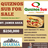 Quiznos Sub Business for sale 