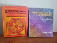 Vintage books on electronics 