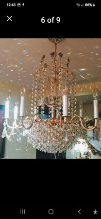 1969 Crystal chandelier 