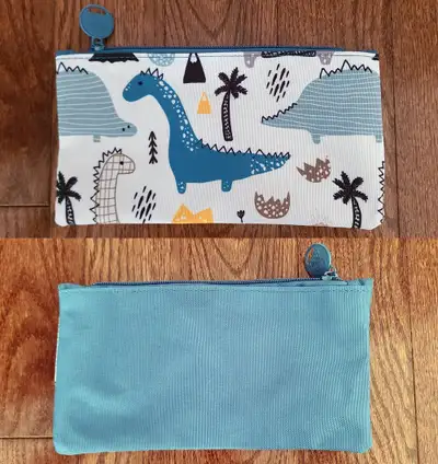 BRAND NEW - Dinosaur Pencil Case - Kids School Dino Holder Pouch, View more