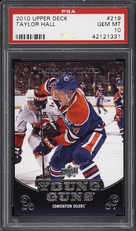 TAYLOR HALL - 10-11 Young Guns ROOKIE -UNGRADED+BGS 9.5,PSA 9,10 in Arts & Collectibles in City of Halifax - Image 4