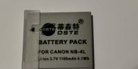 BATTERY  NB-4L  REPLACEMENT FOR CANON  POWERSHOT CAMERAS ......