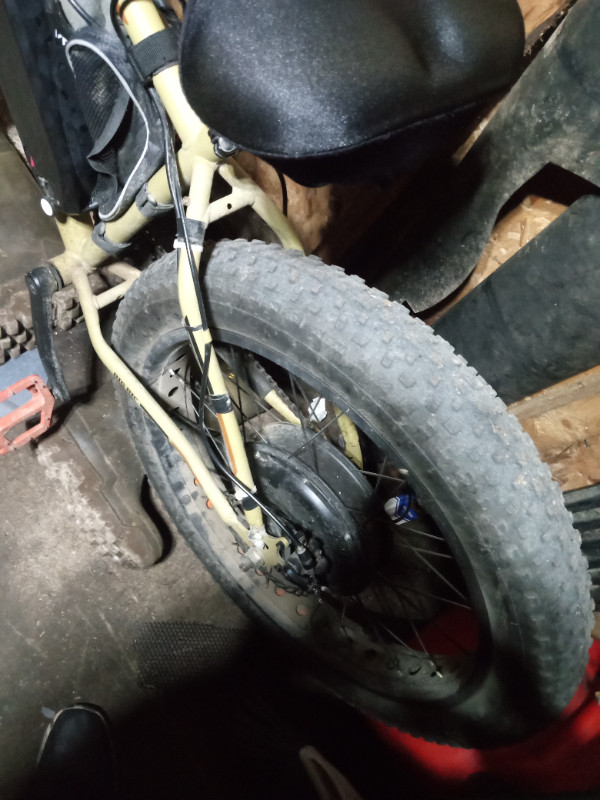 Fat Tire Bike with added E-Kit / Battery in Road in Gander - Image 2