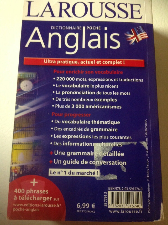 French English Dictionary in Textbooks in Chatham-Kent - Image 2