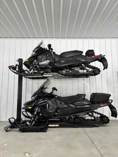 ⬛️PowerLift Snowmobile Hoist⬛️ -Can be outfitted for ATV's / Snowmobiles / Motorcycles -Mennonite bu...