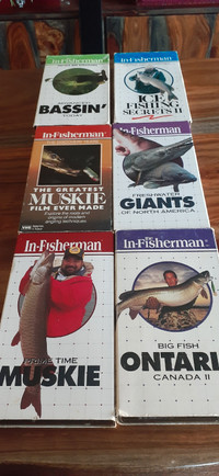 Classic Fishing VHS collection 
