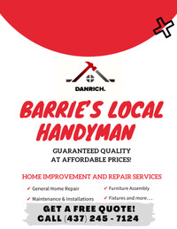 HANDYMAN BARRIE *GREAT RATES*