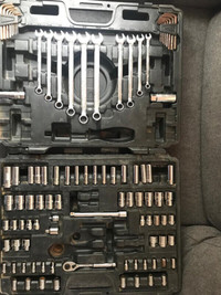 WESTWARD Mechanics tool set 155 pieces- missing some pieces