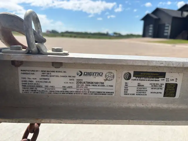 2019 aluminum Stronghaul trailer in Cargo & Utility Trailers in Prince Albert - Image 7