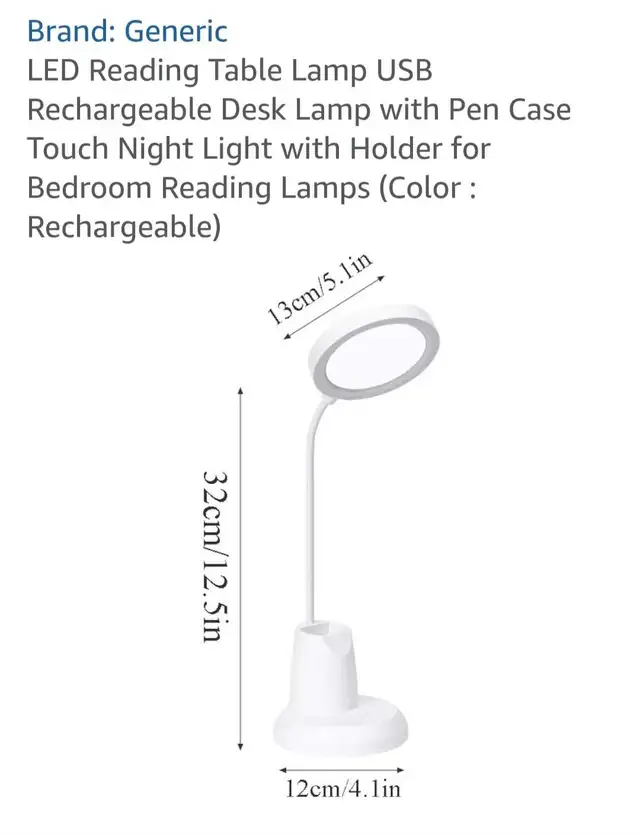 Desk/Bedroom Lamp with Pen Case in Indoor Lighting & Fans in Kitchener / Waterloo - Image 3