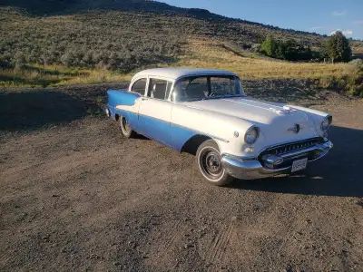 1955 Oldsmobile Super 88 2 Door Post Original 324 4 Barrel with Edelbrock carburetor. Runs great. Co...
