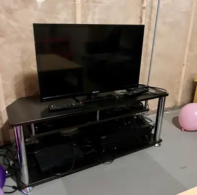 Tv stand & Sony Amplifier only , View more