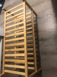 Wooden shoe rack