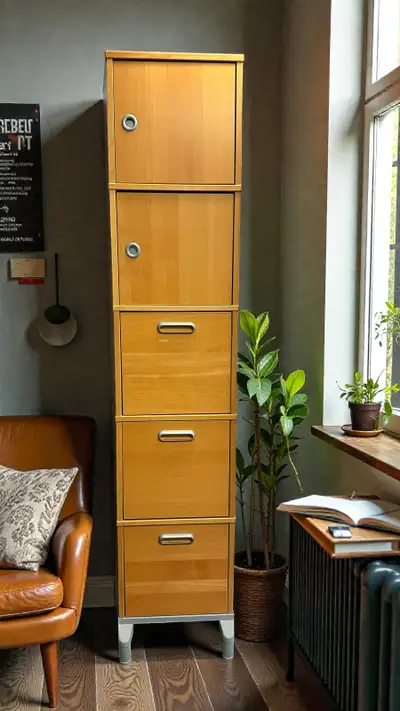 Vintage IKEA Bookcase / Filing Cabinet, View more