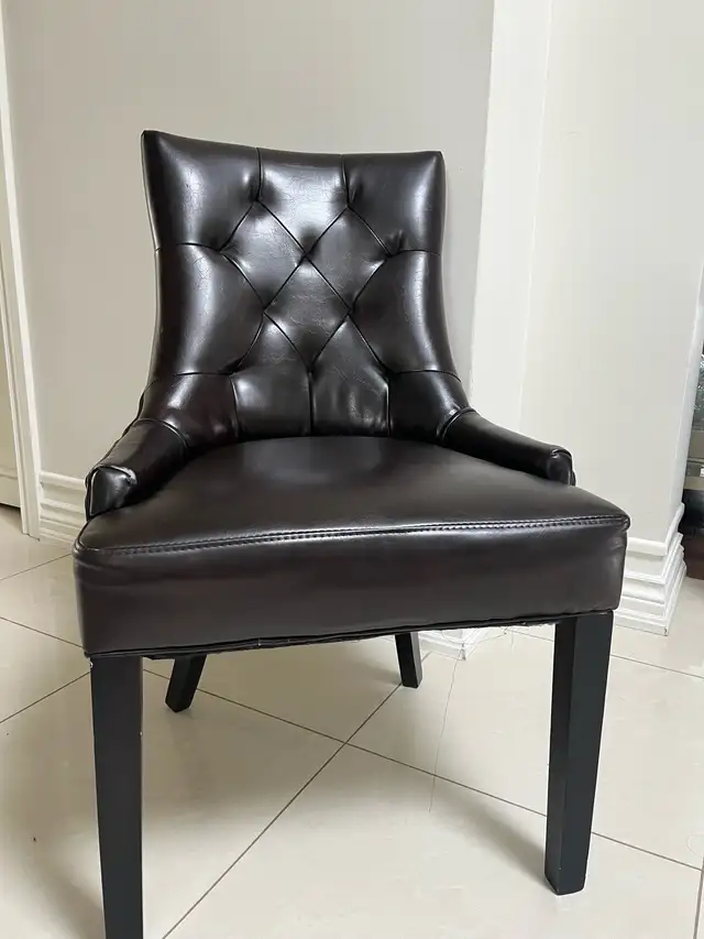 15 Dark Brown Dining Chairs $50 each or $500 for 15 in Chairs & Recliners in Markham / York Region - Image 4