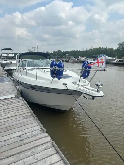 Selling my 1988 Doral Prestancia 300, a spacious Canadian-built 30-foot cabin cruiser, very clean, s...