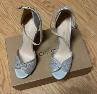 Le Chateau Silver Shoes 