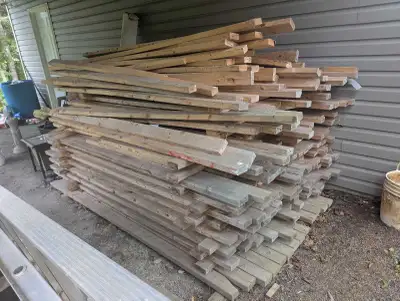 Clean Untreated 2x4's (mostly 6ft+ a few 8ft), View more