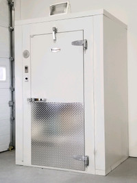Cooler and freezer doors