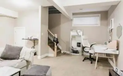 Bright, spacious, and well-kept one-bedroom basement suite available starting June 1, 2026. Located...