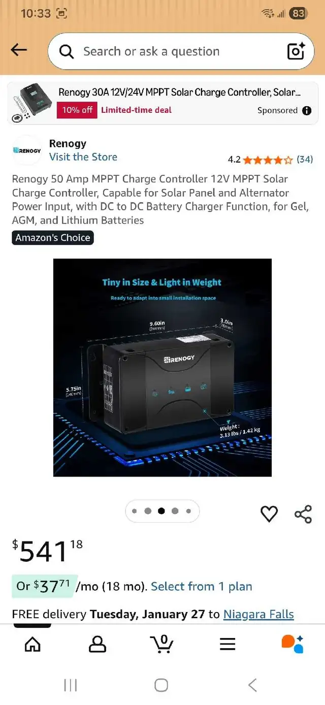 Solar Charger Controller 65187288426243120