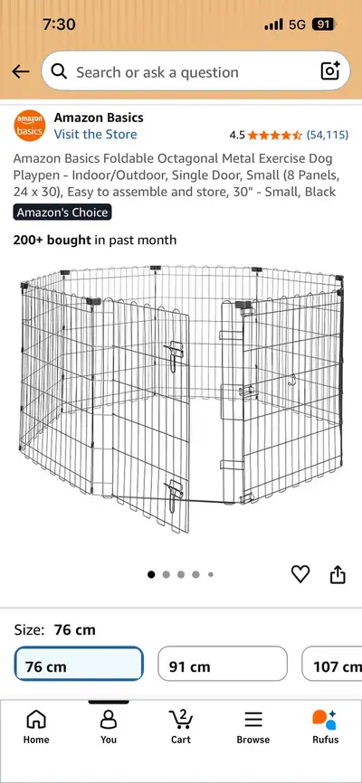 Dog pen - medium, View more