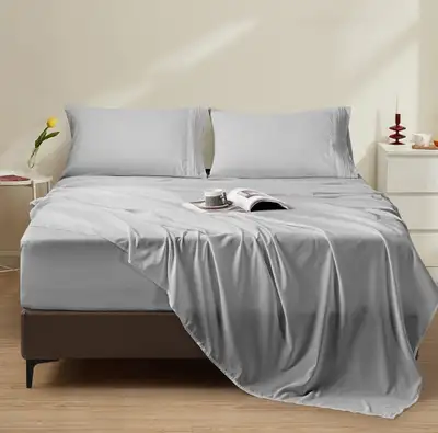 EMONIA Queen Bed Sheets Set 4Pcs, View more