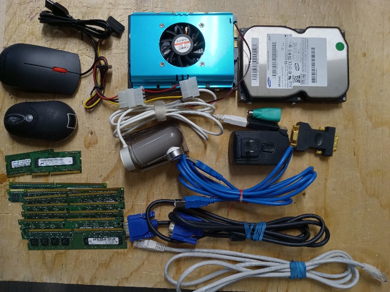 VARIOUS COMPUTER PARTS FREE - MEMORY, CABLES, ETC. | Free Stuff ...