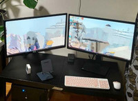 Dual 4k 27 inch monitors