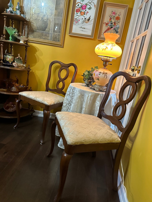 A PAIR OF ANTIQUE  “” GIBBARD”” CHAIRS  in Arts & Collectibles in Regina