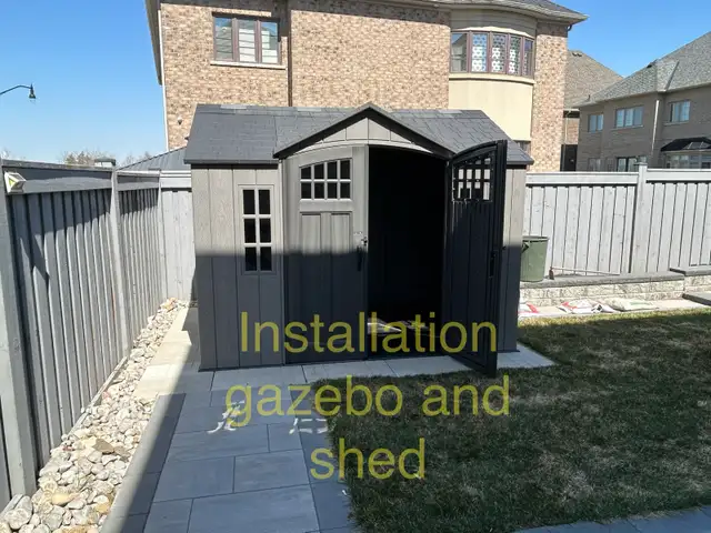 assembly of gazebo  in Patio & Garden Furniture in Oakville / Halton Region - Image 4