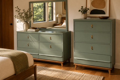 MCM matching Dresser and highboy, View more