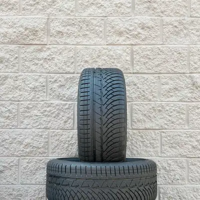 Winter / Snow Michelin Pilot Alpin PA4 19” Tires. 2x 225 40 19 (90%). Fits: Audi TT RS / A4 / S4 / A...