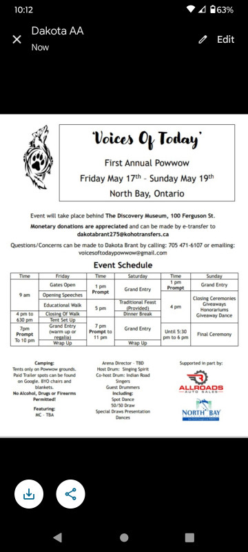 Pow Wow in Events in North Bay
