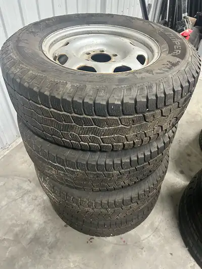 From 21 f150 Cooper tires with good tread 265/70/17