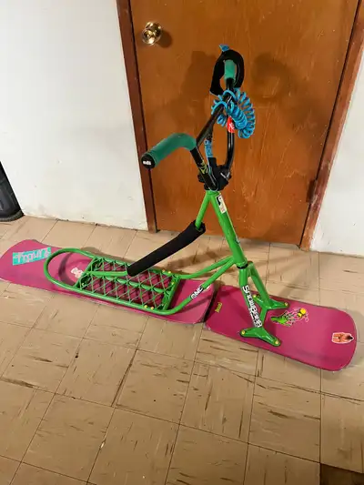 Snow Baar (snow bike) metal edges BMX / Snowboard, View more