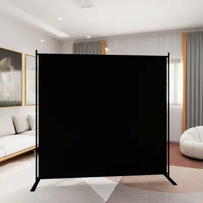 T&Jero 1-Panel Folding Room Divider, 6ft Tall - Portable, View more